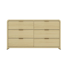 Grace - Double Dresser With 6 Drawers - Oak