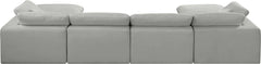 Comfy - 6 Piece Linen Modular Double Chaise Sectional