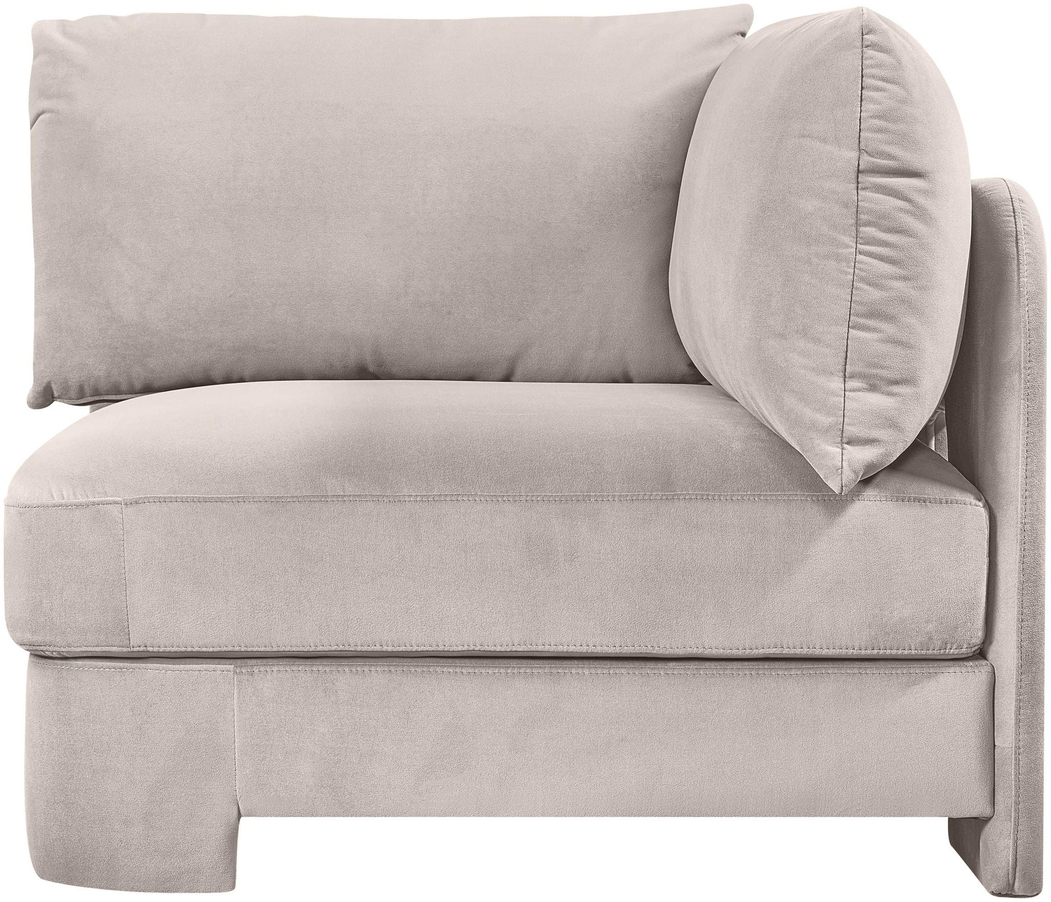 Hammond - Velvet Performance Fabric Upholstered Corner Chair