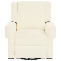 Manual Recliner Chair With Swivel Rocker Function, Dual Recline Angles