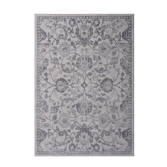 Marfi - 8' X 10' Oriental Area Rug - Gray / Silver