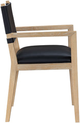 Avon - Vegan Leather Dining Arm Chair