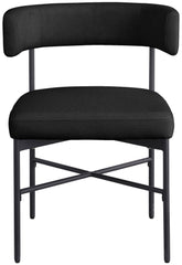 Rivage - Durable Dining Chair With Black Frame (Set of 2)