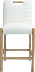 Aimee - Counter Stool - Light Brown Legs