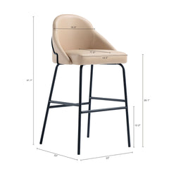 Gracie - Upholstered Barstool