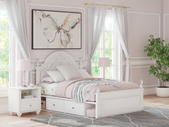 Kozlani - Upholstered Panel Storage Bed