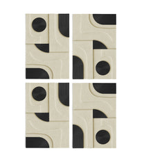 Element - Mango Wood 4 Piece Wall Art