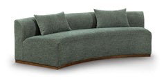 Avanti - 104" Chenille Fabric Upholstered Sofa
