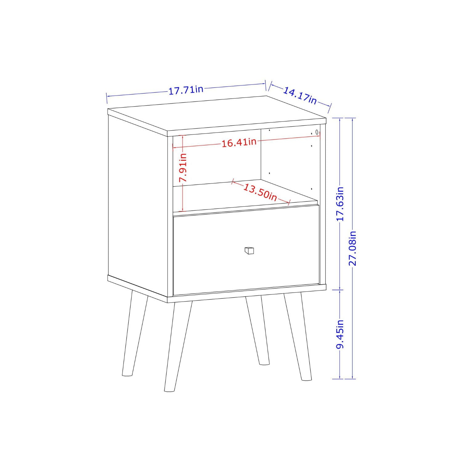 Liberty - Nightstand 1 Drawer For Bedroom