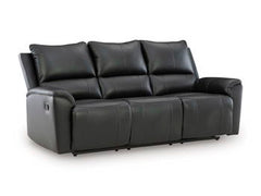 Glossmore - Black - Reclining Sofa