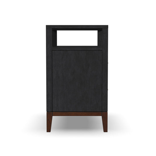 Waterfall - Nightstand - Black