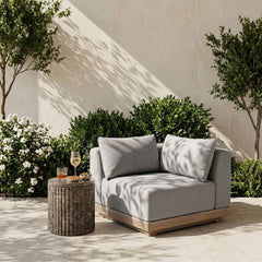 Solace - Olefin Performance Fabric Outdoor Patio Modular Corner Chair