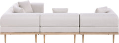 Laguna - 4 Piece 106.5" Upholstered Outdoor Patio Modular Sectional