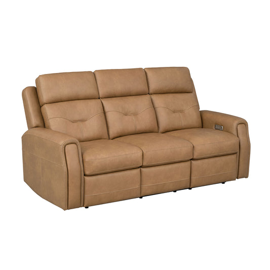Felix - Power Reclining Sofa With Power Headrest, Lumbar, Heat & Massage