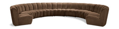 Infinity - 9 Piece Velvet Modular Sectional