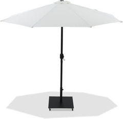 Fiji - Aluminum Patio Umbrella With Square Black Base