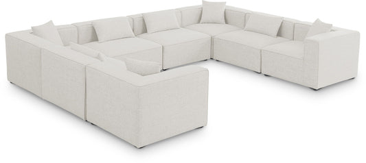 Cube - Linen 8 Piece Modular Sectional