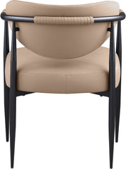 Virella - faux Leather Upholstered Dining Chair (Set of 2) - Black Base