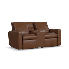Aria - Power Reclining Loveseat With Console