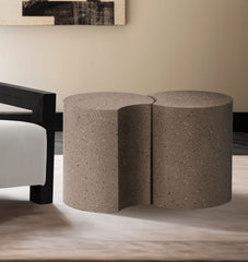 Dimple - End Table - Terazzo Finish