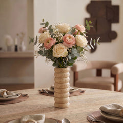 Rousse - Travertine Vase