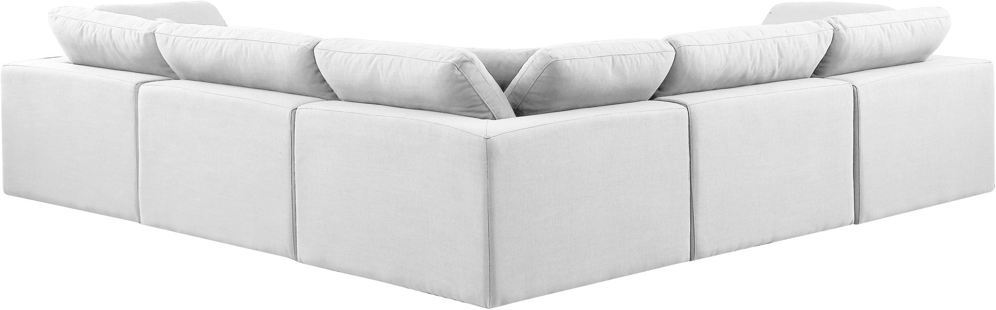 Comfy - 5 Piece Linen Modular Corner Sectional