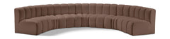 Arc - Faux Leather 7 Piece U-Shaped Modular Sofa