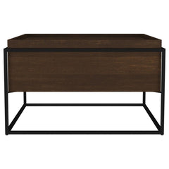 Fulton - Square - Mango Wood Coffee Table - Dark Brown