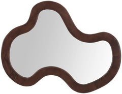 Oblique - Mirror - Wood