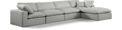 Comfy - 5 Piece Linen Modular Sectional With Chaise