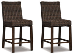 Paradise Trail - Medium Brown - Barstool (Set of 2)