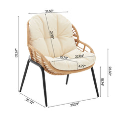 Pine - 4 Piece Outdoor Conversation Set