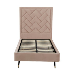 Crosby - Bed With Upholstered Headboard And Slats