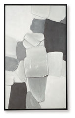 Adilson - White / Gray / Black - Wall Art