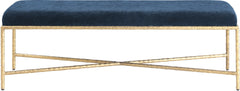 Valley - Bench With Gold Frame
