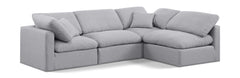 Indulge - Linen 4 Piece Modular Sectional