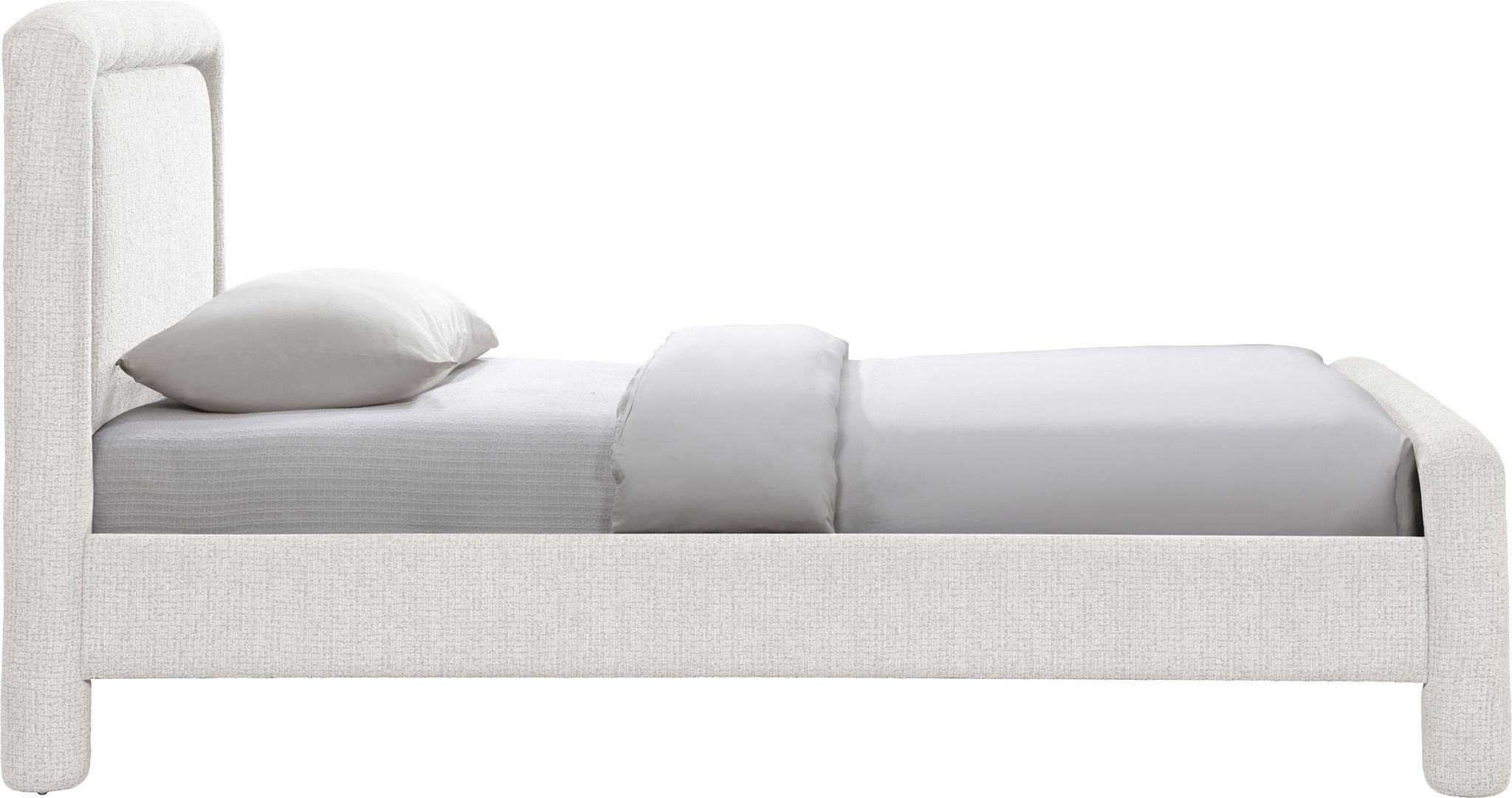 Baylor - Fabric With Interwoven Chenille Upholstered Bed