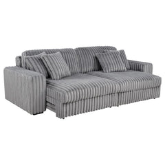 Jacana - Corduroy Upholstered Dual Power Chaise Sofa