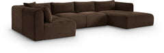 Shaggy - 5 Piece Modular U-Shaped Sectional