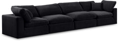 Comfy - Velvet Modular Sofa 4 Seats