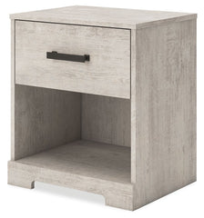 Shawburn - Gray - One Drawer Night Stand