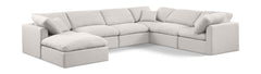 Indulge - Linen 7 Piece Modular Sectional