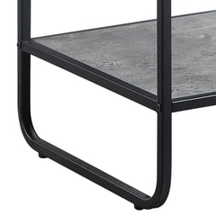 Raziela - End Table - Concrete Gray / Black
