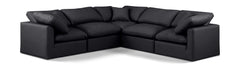 Indulge - Faux Leather 5 Piece Modular Corner Sectional