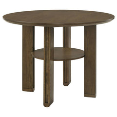 Ottowa - Round Counter Height Dining Table - Brown