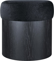 Nimes - Ottoman / Stool With Black Base