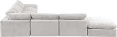 Comfy - 7 Piece Velvet Modular Corner Sectional