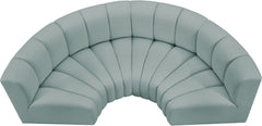 Arc - Faux Leather 4 Piece U-Shaped Modular Sofa
