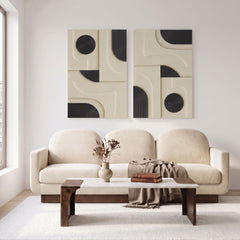 Element - Mango Wood 2 Piece Wall Art