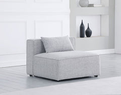 Cube - Linen Armless Chair